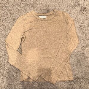 Abercrombie & Fitch Long Sleeve Cozy Lounge Knit Tee